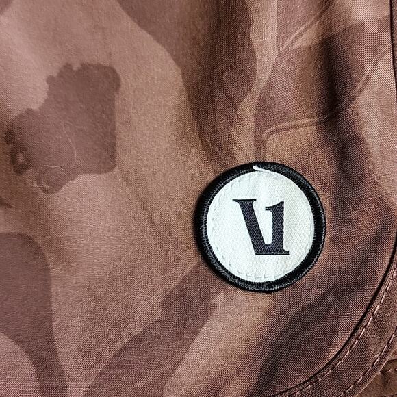 Vuori Brown Patterned Athletic Shorts - Picture 5 of 10